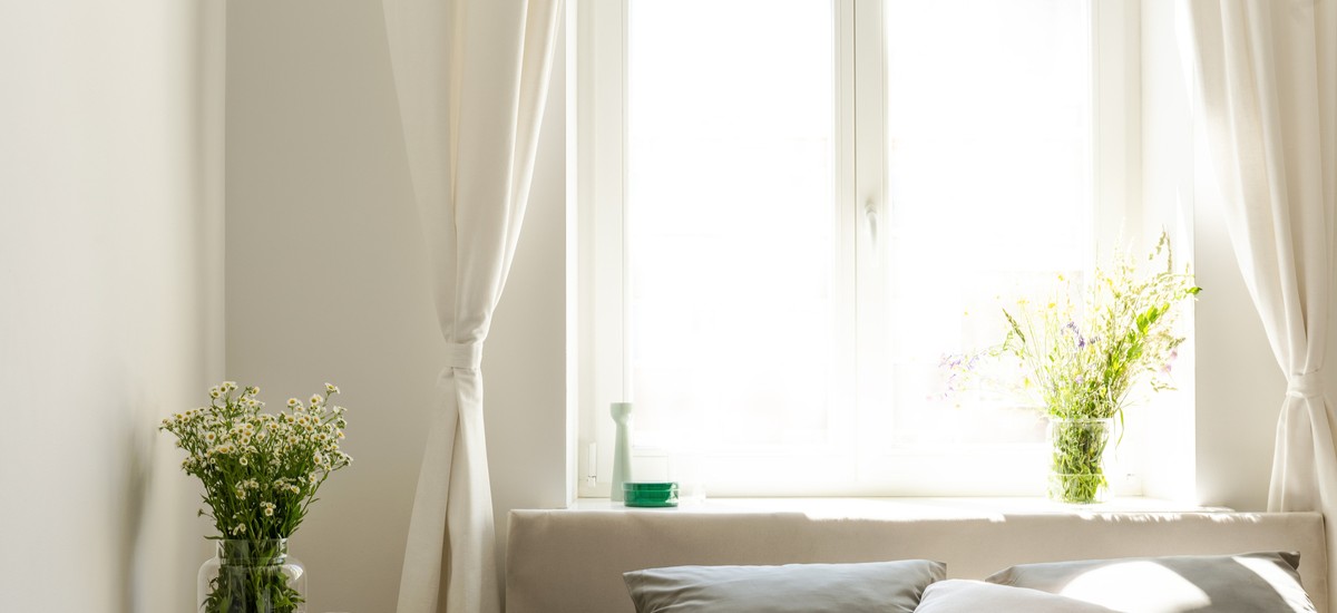 Draperii la comanda din in/polyester amestec cu bumbac